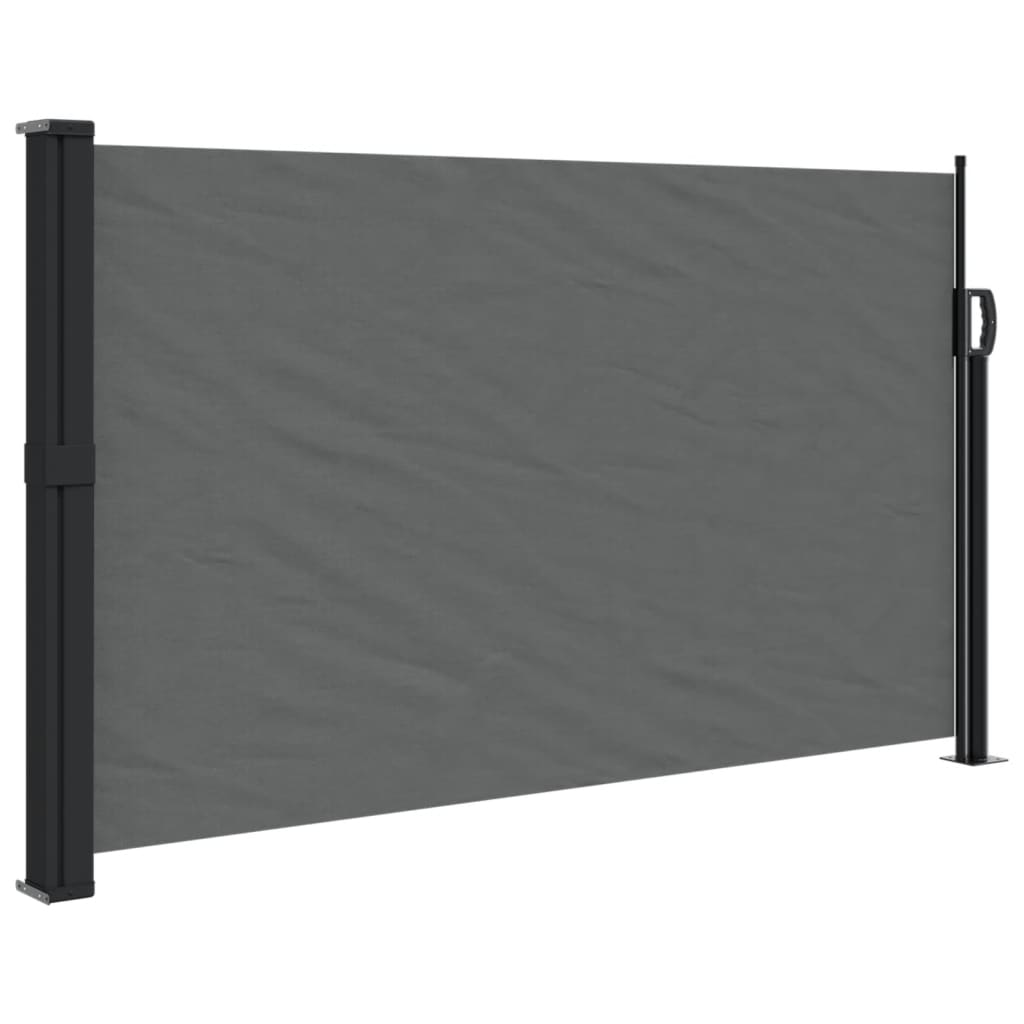 vidaXL Toldo lateral retráctil 120x600 cm Color Negro, Crema, Azul