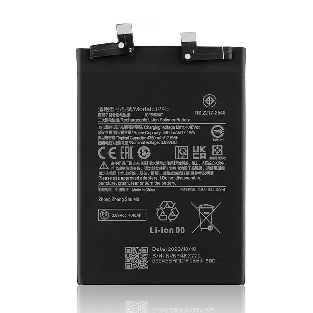 Bateria BP4E Para Xiaomi MI 13 Lite 5G 4500 mAh TODOBARATO 24HORAS