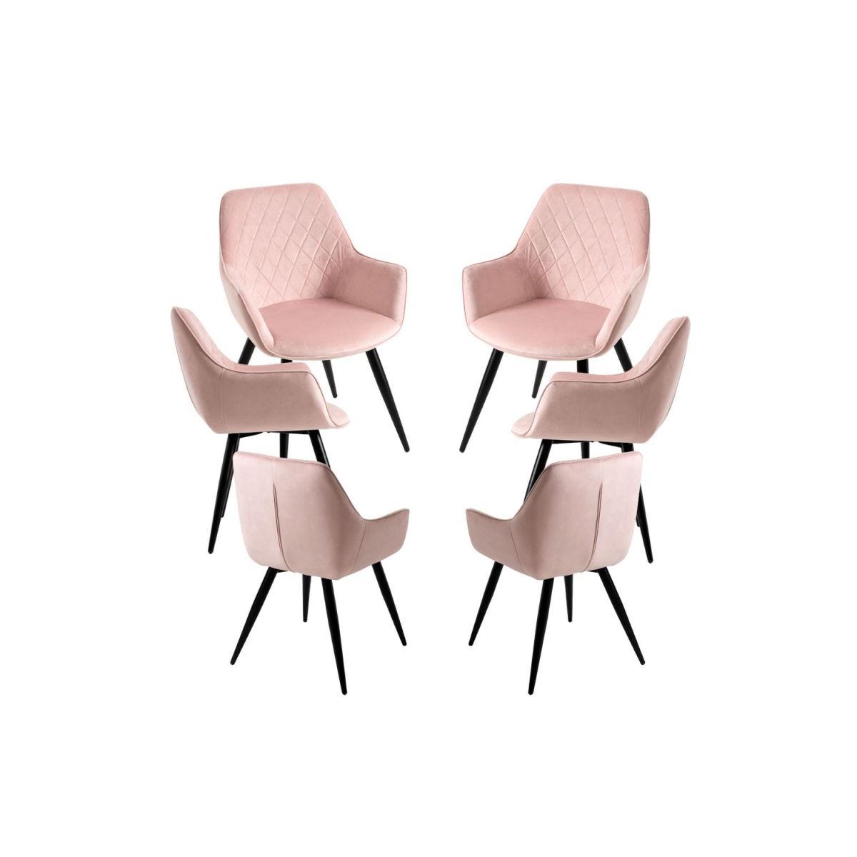 Regalos Miguel - Packs Sillas Comedor - Pack 6 Sillas Kres Terciopelo - Gris