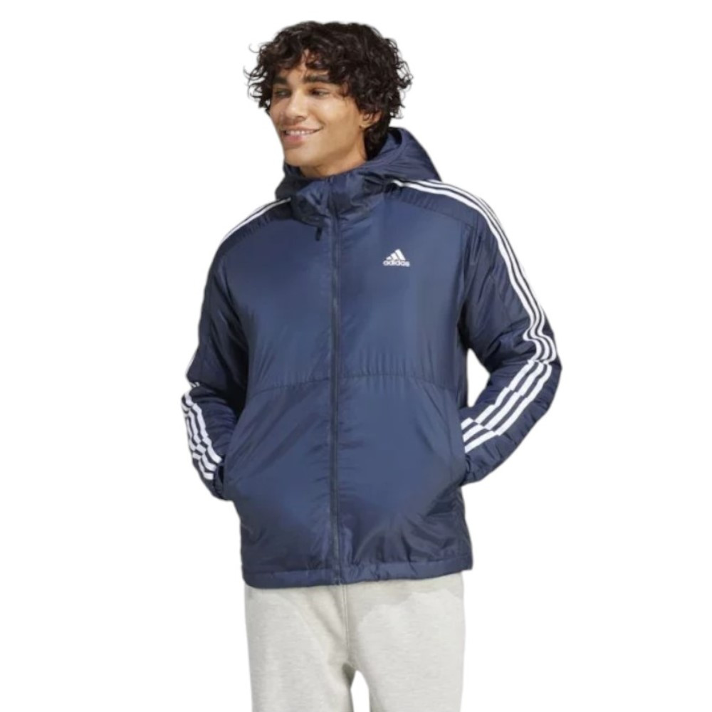 Chaqueton Adidas Essentials 3 Bandas Insulated Ho Azul Marino Is1278 Chaqueta Hombre