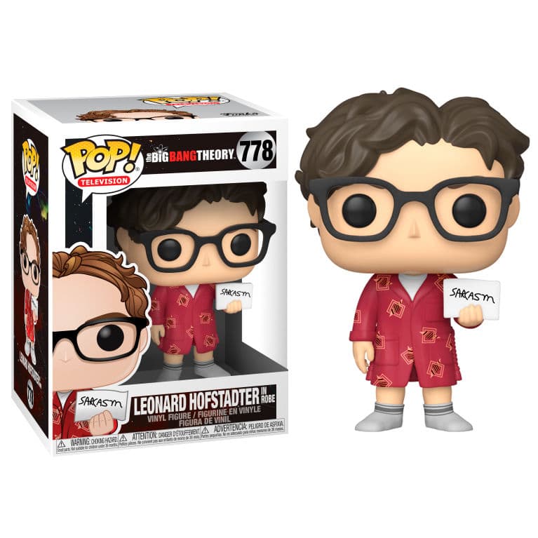 Funko Leonard Hofstadter  Big Bang Theory  778 Pop Vinyl figura