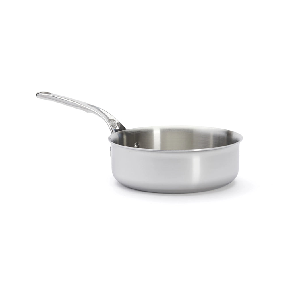 Sartén De Buyer Sauté Affinity de Acero Inoxidable Multicapa con 5 Capas para Todo Tipo de Fuegos, Ideal para Saltear, Guisar y Dorar