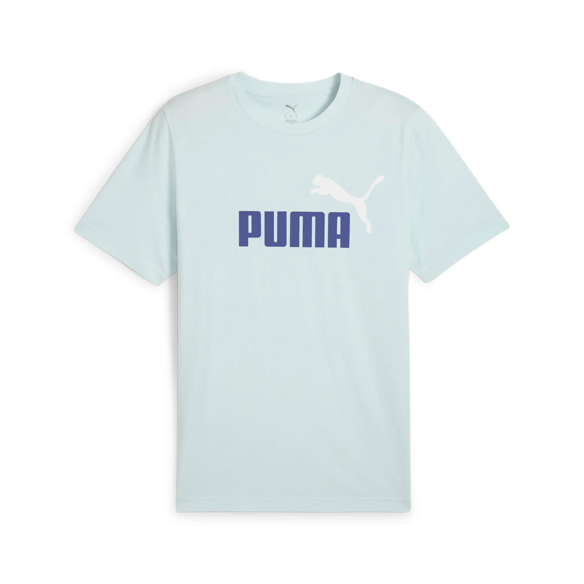 PUMA Camiseta Hombre - ESS 2 Colour No. 1 Logo Tee, cuello redondo, manga corta, uni