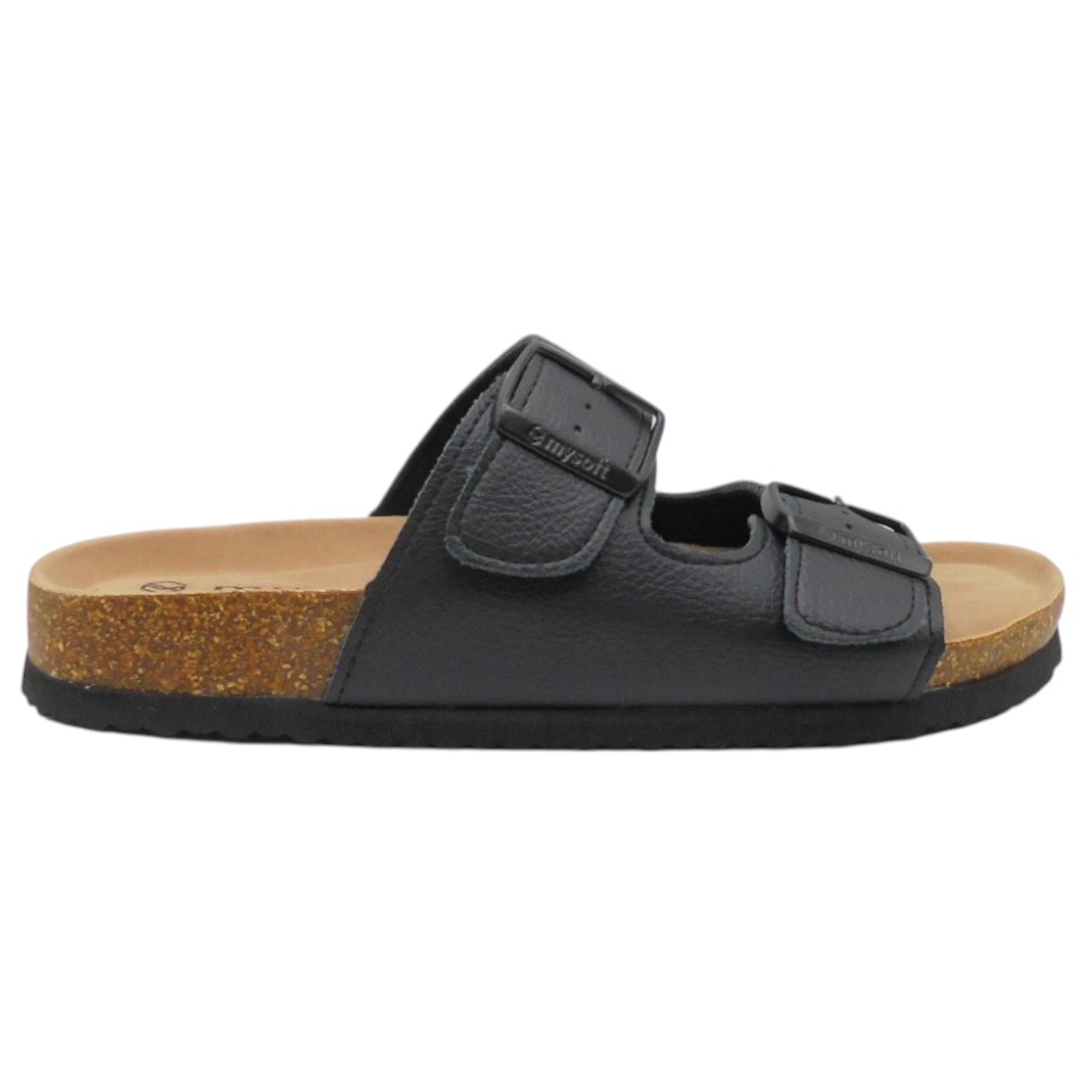 Sandalias Mysoft modelo 25M075 en color Negro