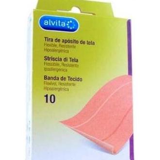 Alvita Apósito Adhesivo Esteril 8X10Cm 10Uds