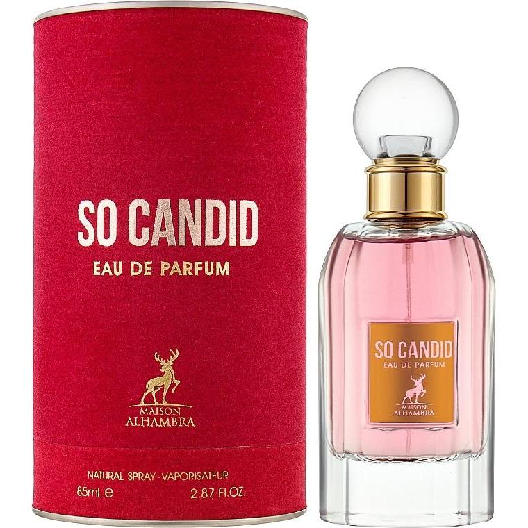 So Candid de Maison Alhambra Perfume árabe Mujer Floral Frutal Fresco Verano Elegante - 85ml