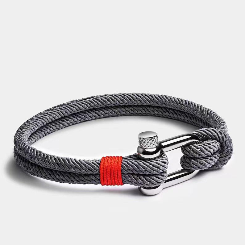 Pulsera de Hombre, pulsera de surf de Playa, 22 cm de largo, para padre y Novio gift