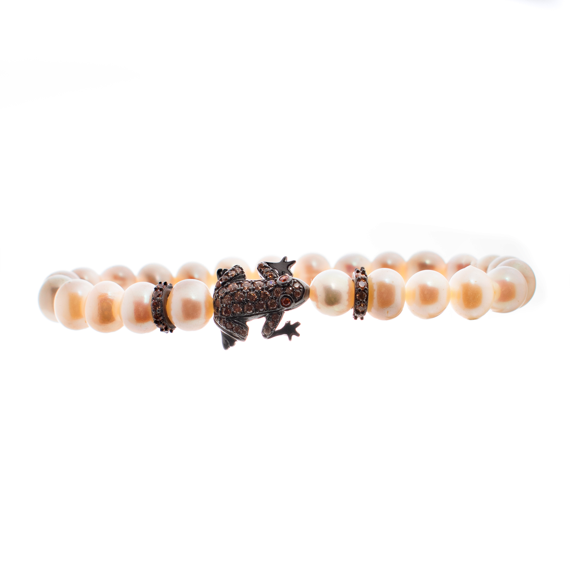 Lancaster Pulsera Mujer JLA-BR-FROG-4-WH Plata de Ley