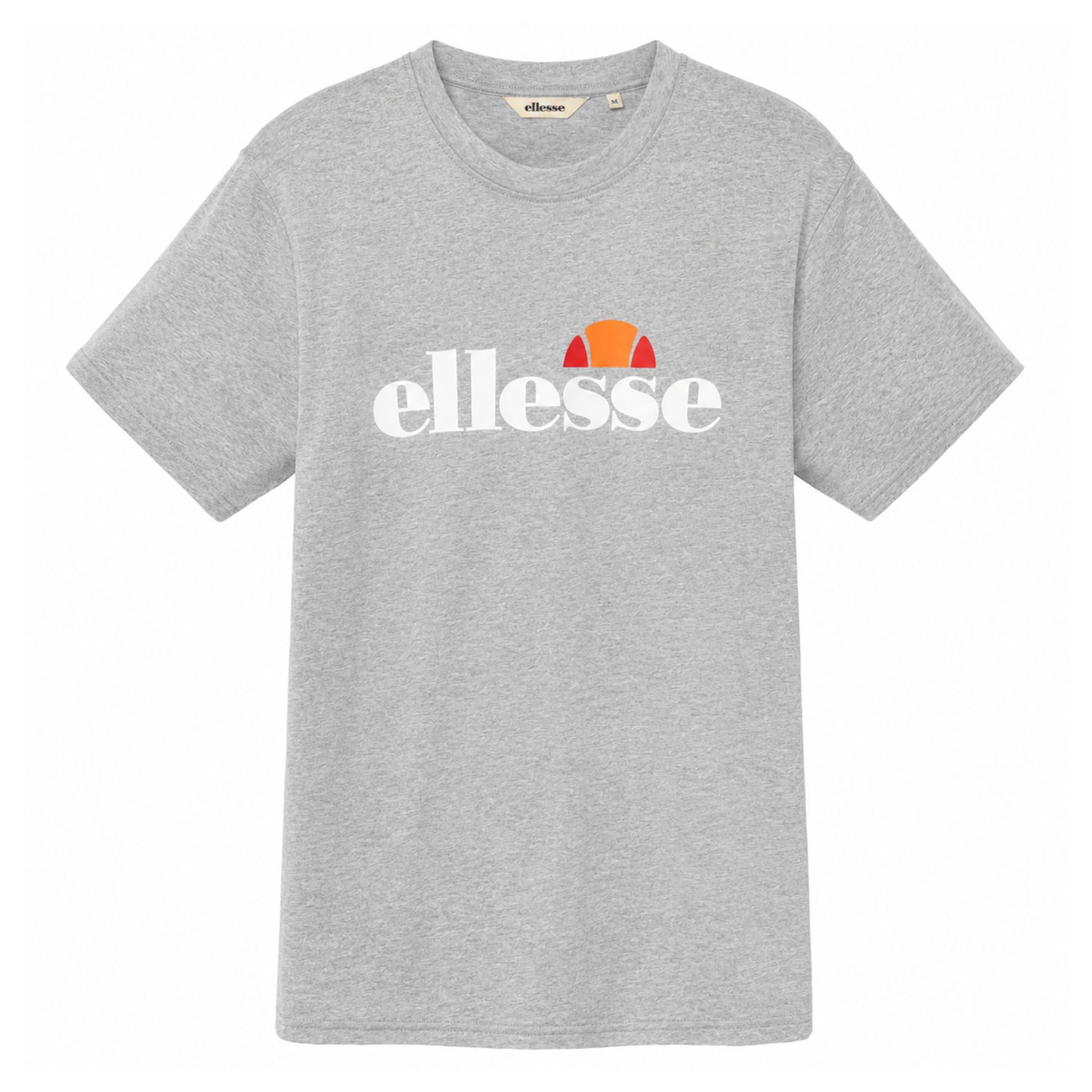 ellesse Camiseta para hombre - PRADO 2, manga corta, cuello redondo, logotipo estampado, algodón, Color liso PRADO 2