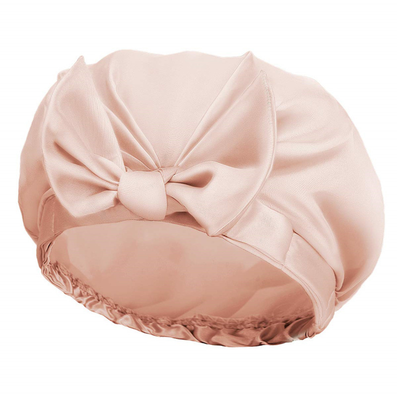 Gorro de Ducha de Doble Capa para Mujer, reutilizable Con Banda elástico, impermeable, de plástico, ideal para hoteles y spas de viaje. Incluye Banda elástico lavable.