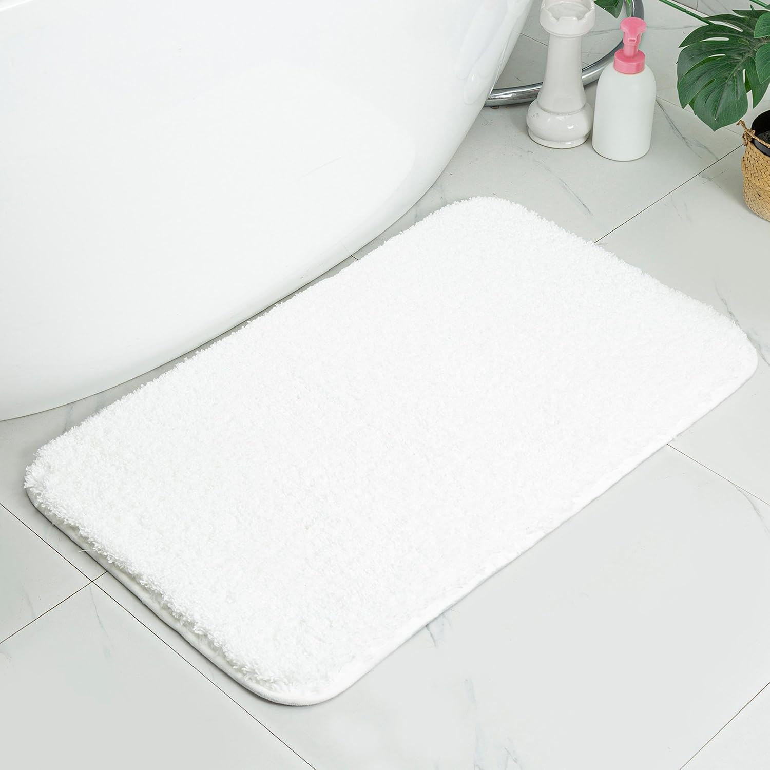 TK Alfombra de Baño Antideslizante,Alfombra de Pelo,Multifuncional,Alfombra para Baño Cocina Puertas de Entrada Pasillo Dormitorio Salon,Extra Suave, 40x60/50x80/50x120cm