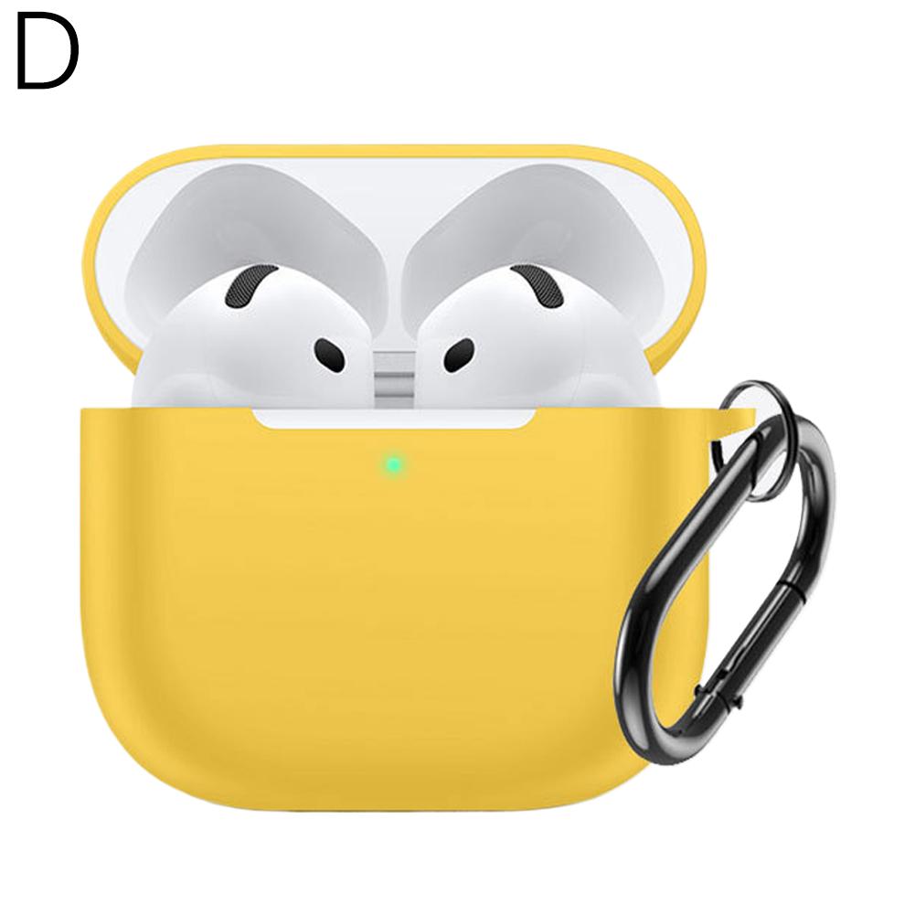 TK Funda Protectora Suave TPU Para AirPods 4 Con Lanyard Keychain Y Kit De Limpieza Absorbedora De Choques a Prueba De Golpes