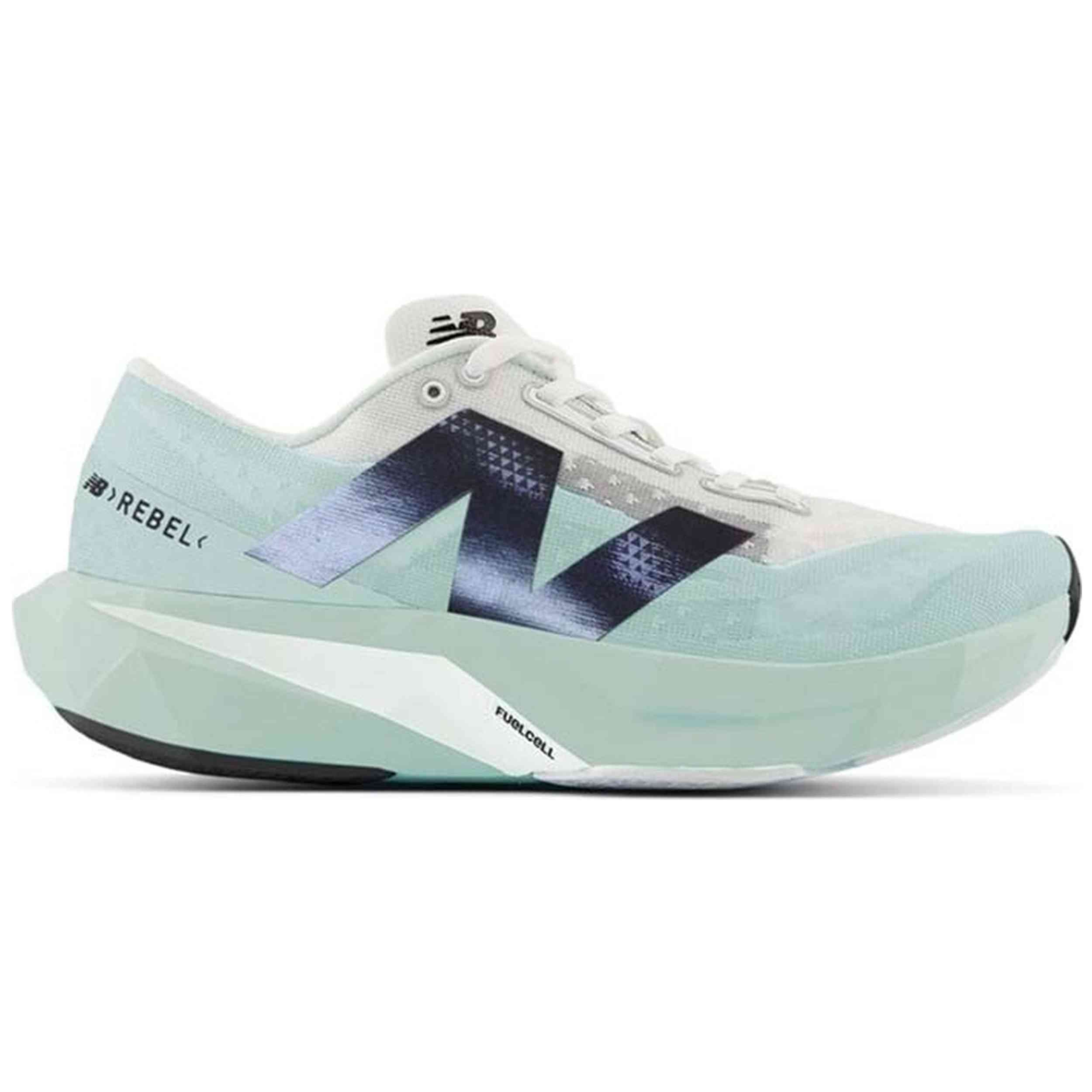 Zapatillas New Balance modelo Zapatillas New Balance FuelCell Rebel v4 blanco puro verde claro mujer para Mujer en color Verde