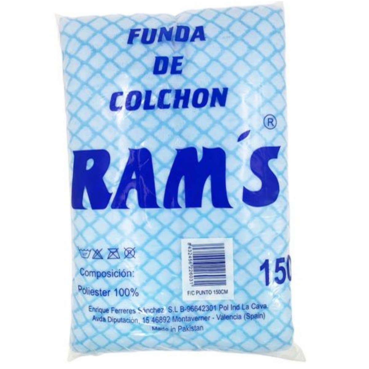 ZYLX SHOPPING – Ram's Funda de Colchón Punto Madeira 100% Poliéster | Lavable, Transpirable, Antihongos y Antiácaros con Cremallera | Protección Completa | 80/90/105/135/150 cm