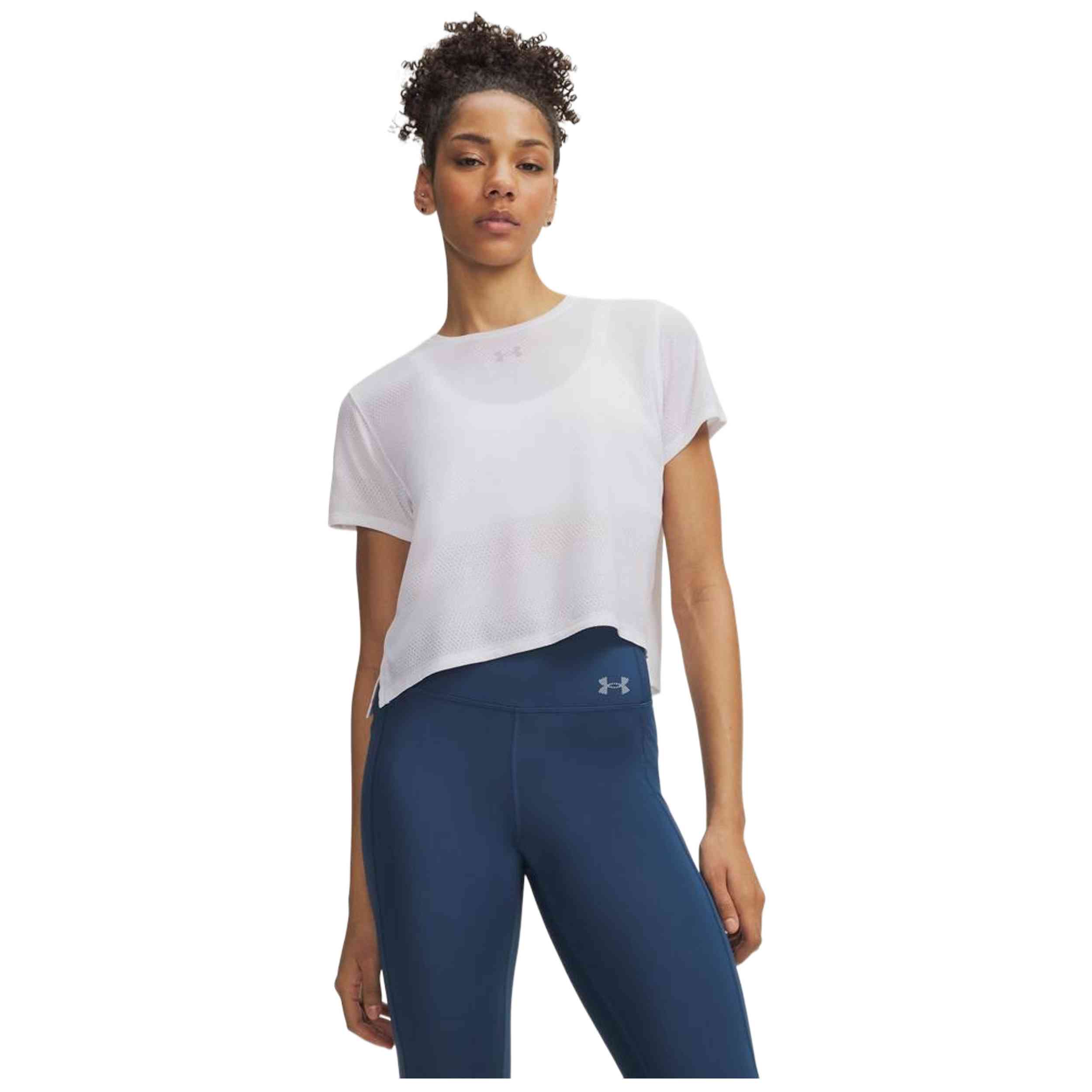 Camiseta Under Armour modelo Ua Velociti Shortsleeve en color Blanco