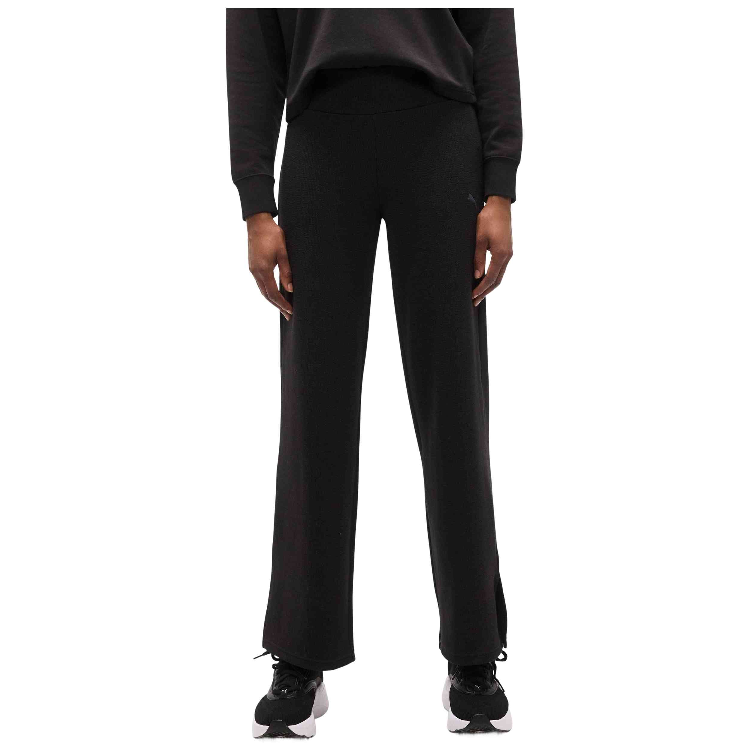 Pantalón Puma modelo Ess Elevated High-Wa en color Negro