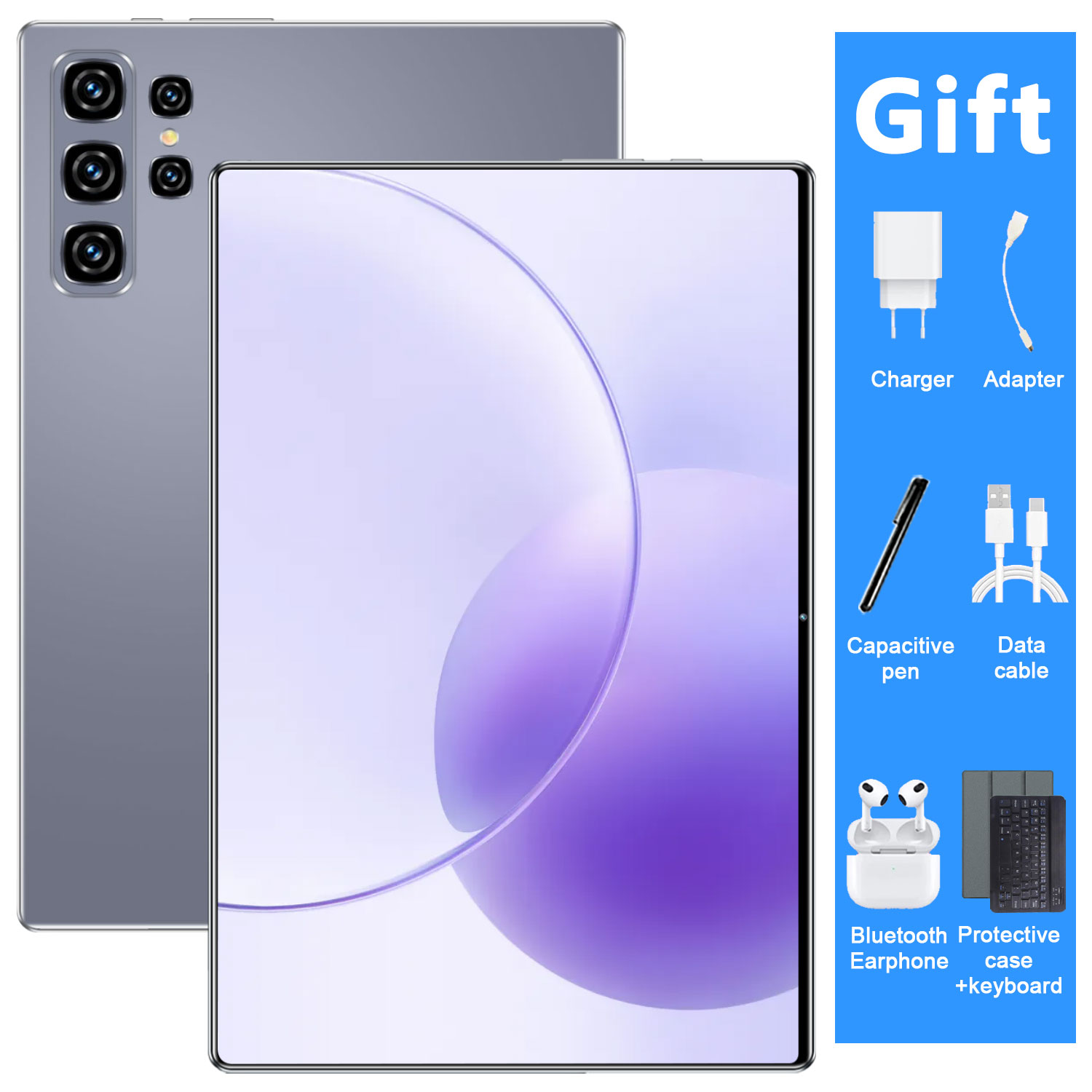 Global Version Original New Pro Tablet 10.36 inch HD 4K Android 13 16GB+1T 20000mAh 5G Dual SIM Bluetooth WiFi GPS Tablet