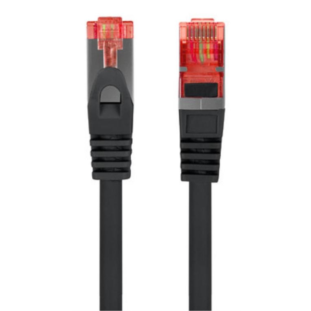 Lanberg - Cable de red Ethernet Cat6 F/UTP (FTP) PCF6-10CU-0200-BK de 2 m con conectores RJ-45, velocidad hasta 1250 Mbit/s, color negro, ideal para redes domésticas y oficinas