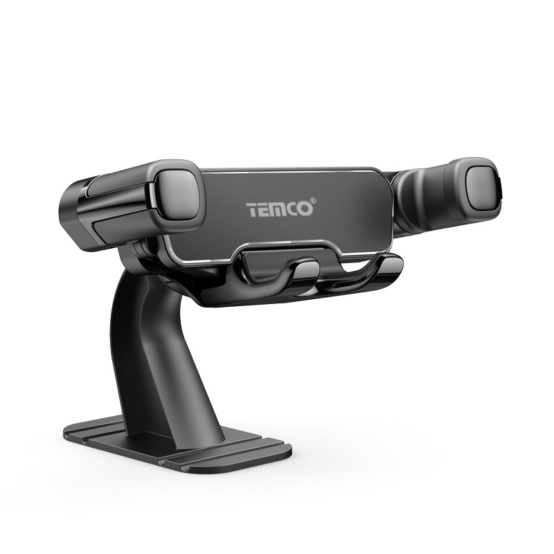 TEMCO Soporte de Movil Autoadhesivo para Coche con Enganche de GRAVEDAD, Soporte Movil Adhesivo para Salpicadero de Coche, Porta Movil para automoviles, Sujecion de Movil para Auto de Gravedad, Solo uso en Vertical