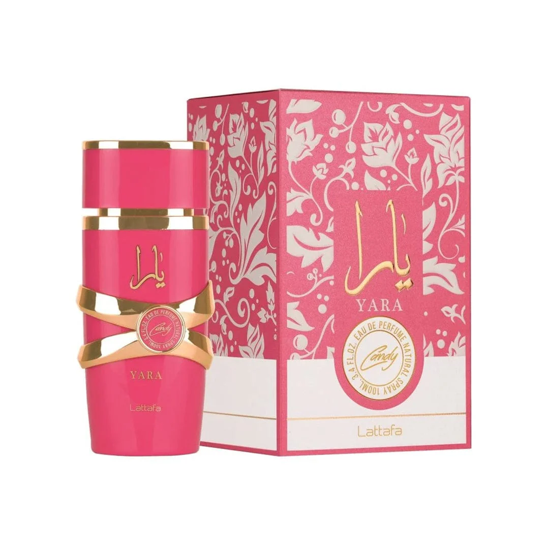 Yara Candy Lataffa - Perfume Árabe De Mujer Eau De Parfum, Fragancia Dulce Y Duradera
