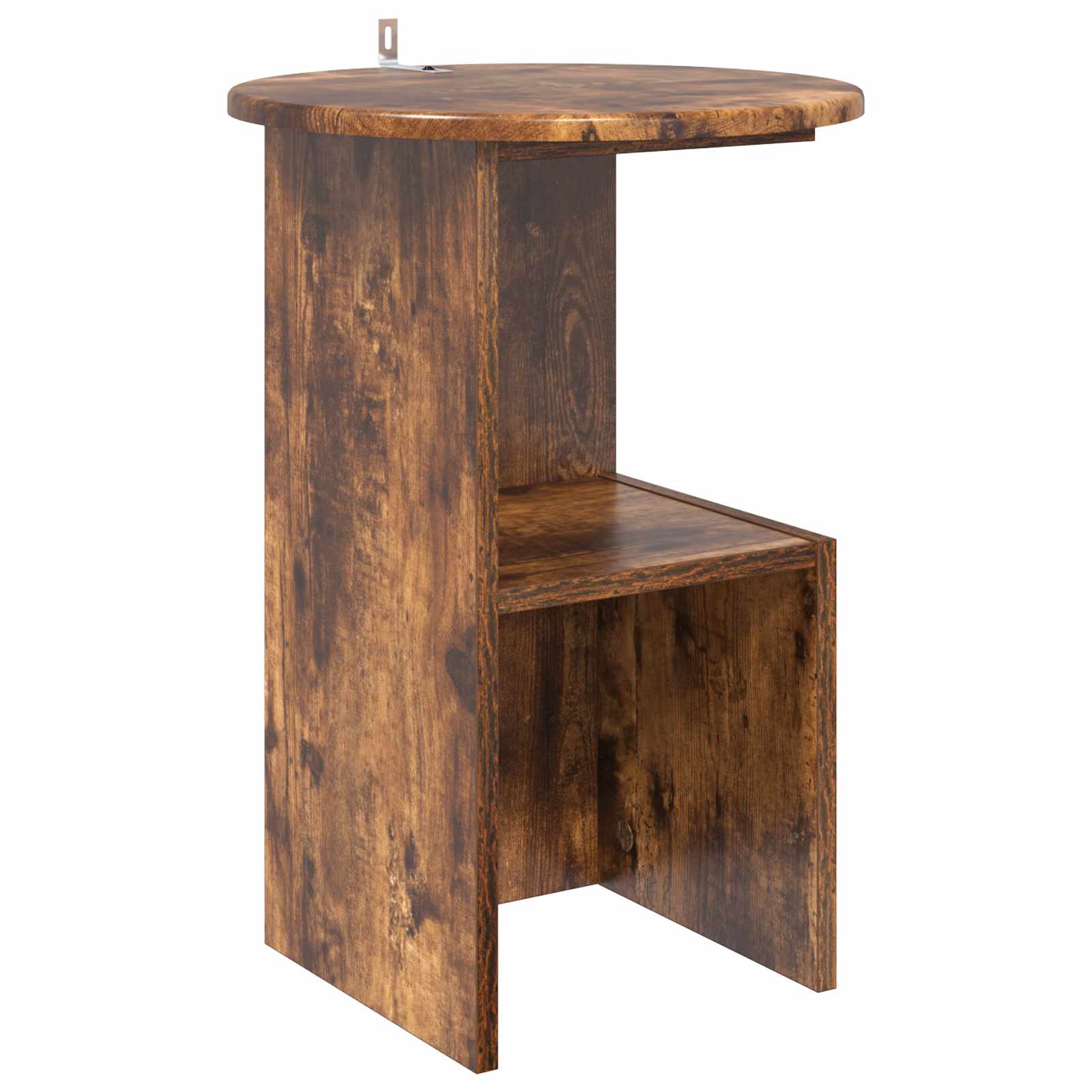 vidaXL Mesa lateral Ø 39,5 x 55 cm Madera de Ingeniería Multicolor