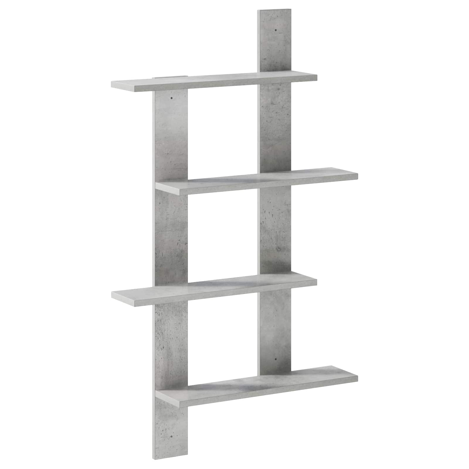 vidaXL Estante de pared  61 x 13,5 x 105 cm Madera de ingeniería Multicolor