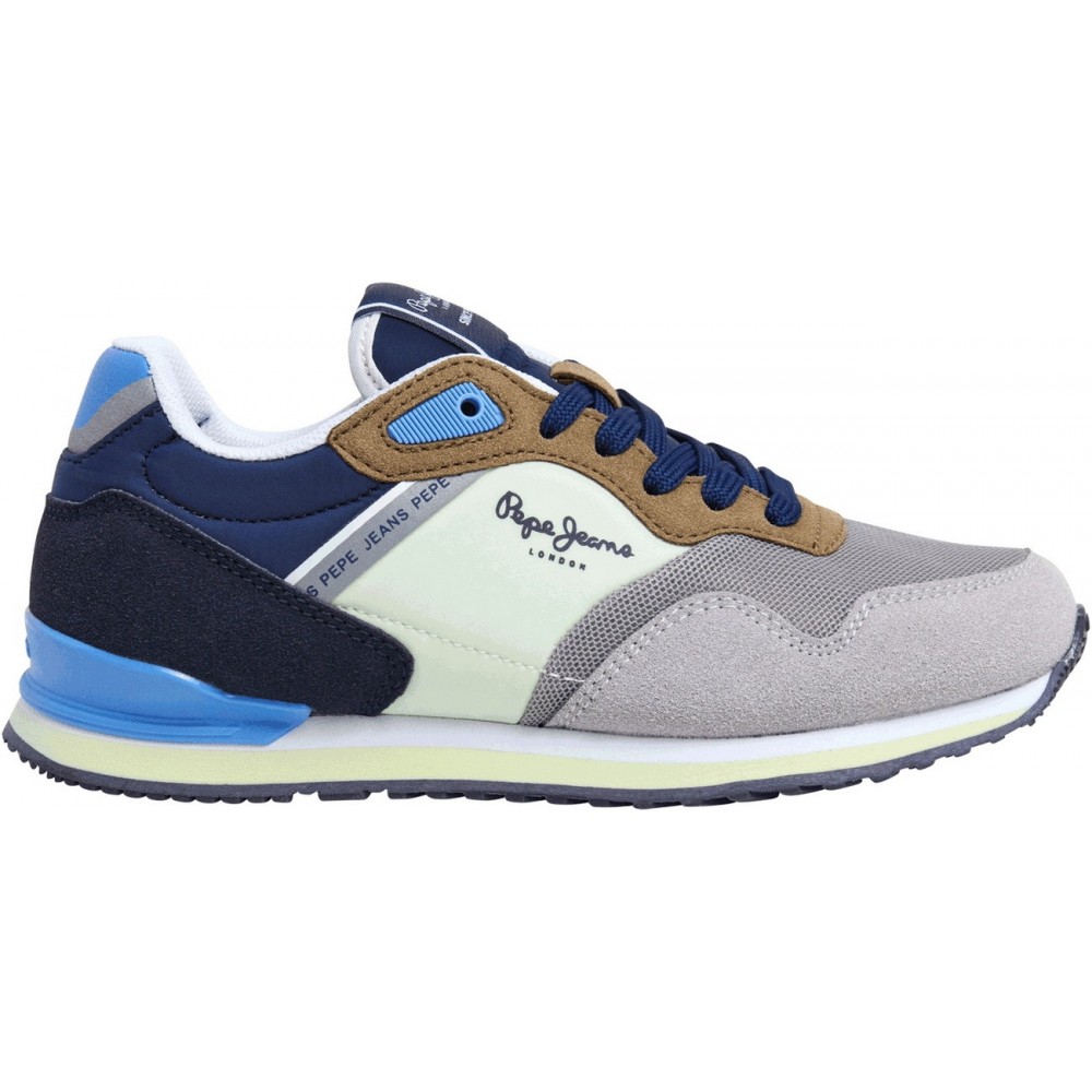 PEPE JEANS PBS40014 905 Zapatillas deportivas niño 35024 25V DEPORTIVO LONDON LIFE GREY/BLUE