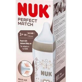 Nuk Perfect Match Biberón Silicona Pp 3+M Corazón 260Ml 1Ud