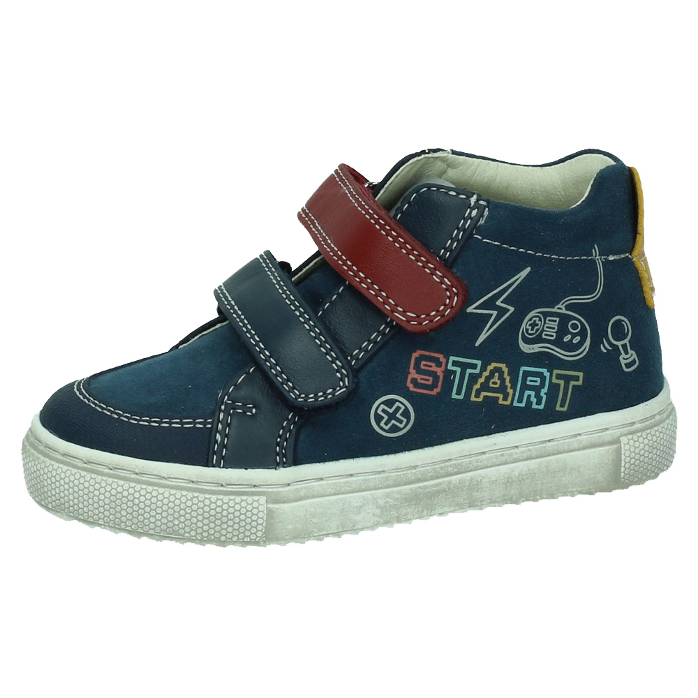 Botas-botines marca GARVALÍN para niño en color marino. BOTINES START