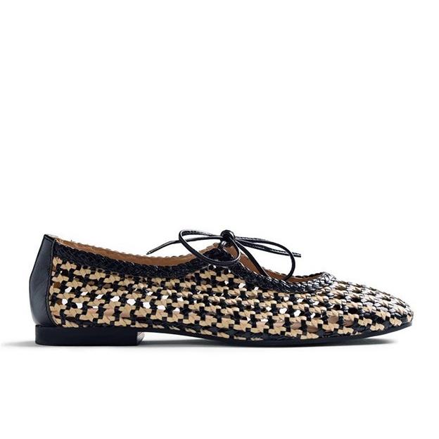 Bailarina Trenzada Mujer Gioseppo Worden 79106 Negro