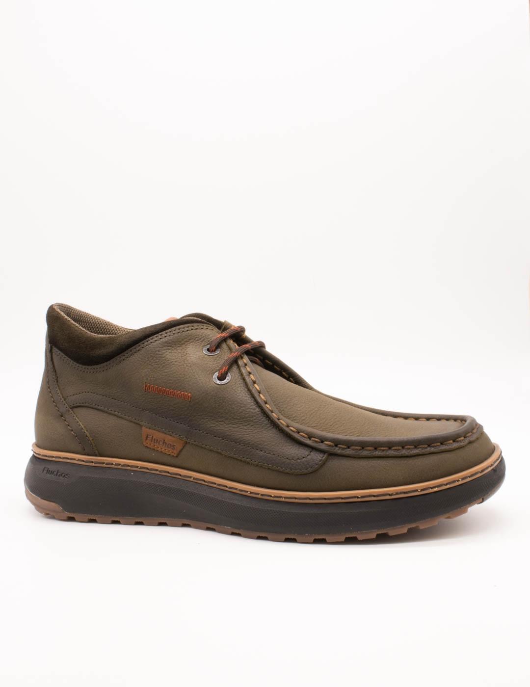 Fluchos Botín F2538 Vegabuck Kaki de Hombre