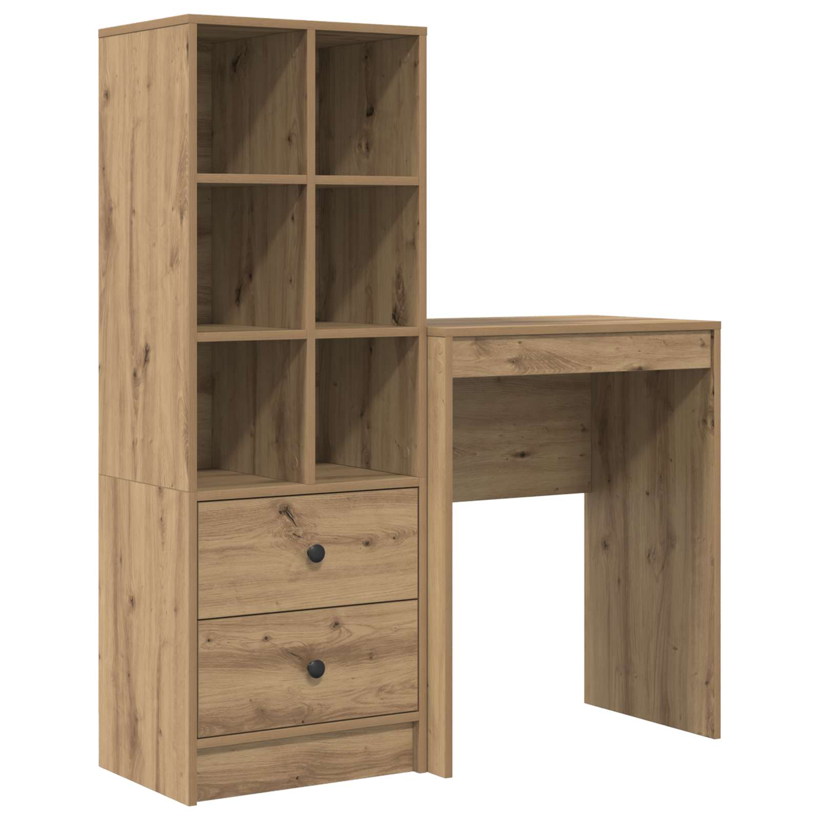 vidaXL Escritorio 105,5 x 34 x 127 cm 2 uds. Multicolor