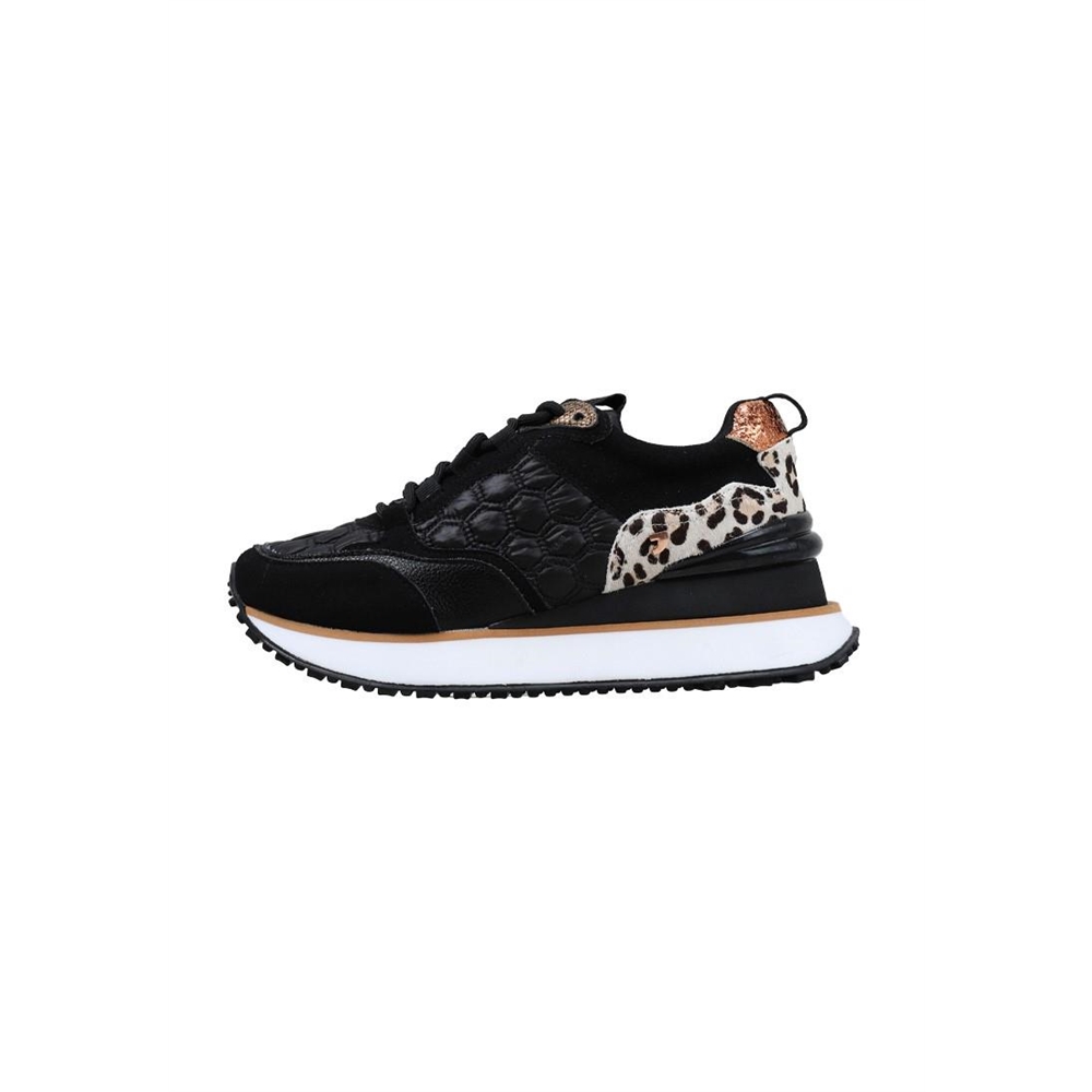 Gioseppo 64339 Deportivas Cuña mujer Negro