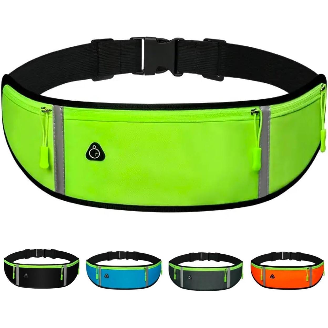 CA Riñonera Running para Hombre y Mujer, Riñonera Deportiva, Cinturón Elástico y Ajustable en Todas Las Cintas.IT