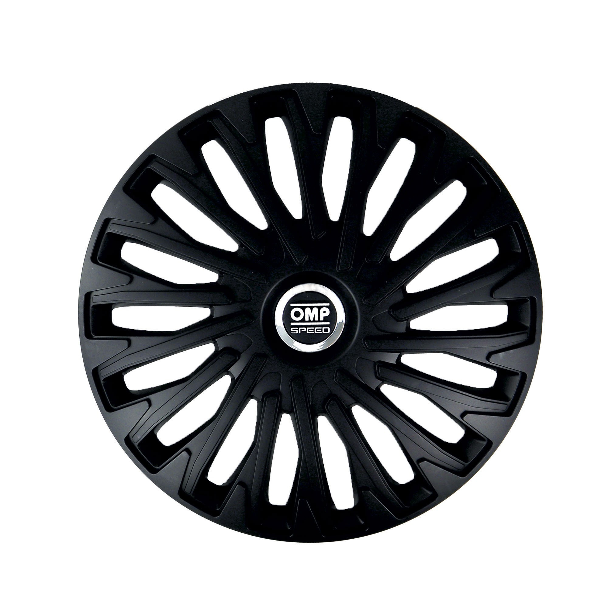 OMP SPEED JUEGO DE 4 TAPACUBOS STINGER COLOR NEGRO 13 PULGADAS