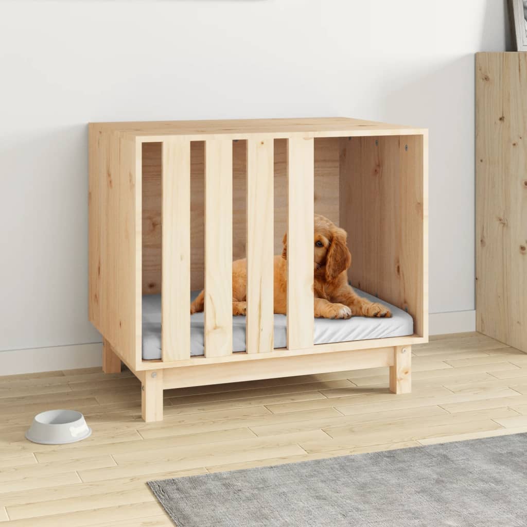 vidaXL Caseta para Perros Casa Animal Doméstico Color Marrón miel, Natural, Blanco y mas