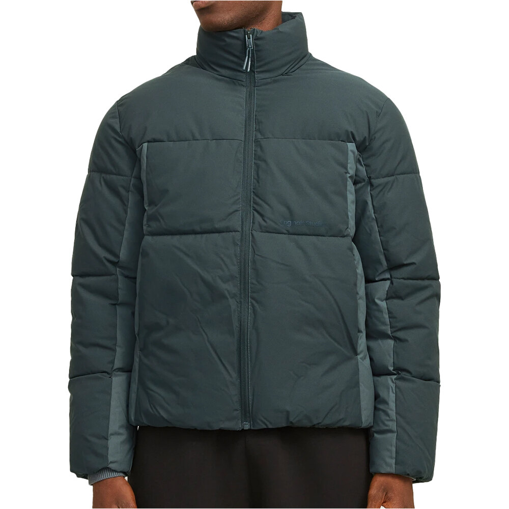 CHAQUETAS Y CHUBASQUEROS HOMBRE J&J JORVESTERBRO BLOCKING PUFFER JACKET BF VERDE