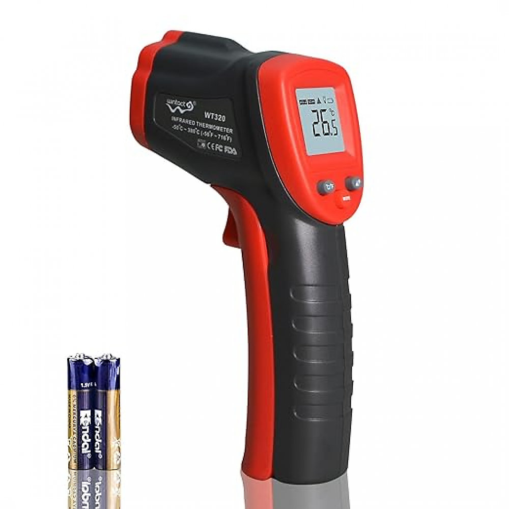 CA Termómetro láser infrarrojo Direct Power SARL, de 50 a 530 Celsius (58 a 986 Fahrenheit), pistola de temperatura sin contacto