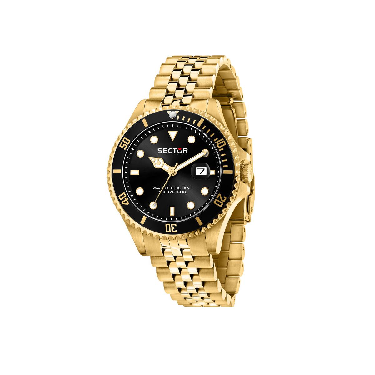 Sector Reloj Hombre Caja De Acero Pulsera Metal De Color  Resistente Al Agua  R3253161051
