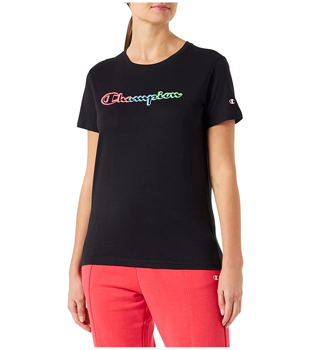 Camiseta Mujer Champion Cuello Caja 116193-kk001 Camisetas Mujer Champion