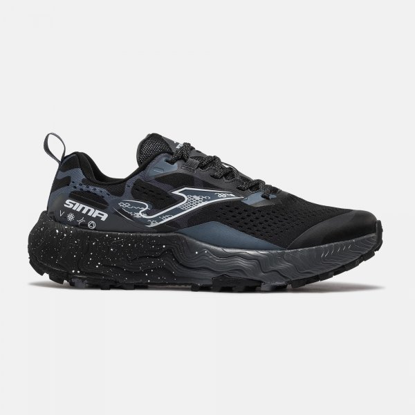 Zapatilla Trail Hombre Joma Sima 2601 Negro Transpirable