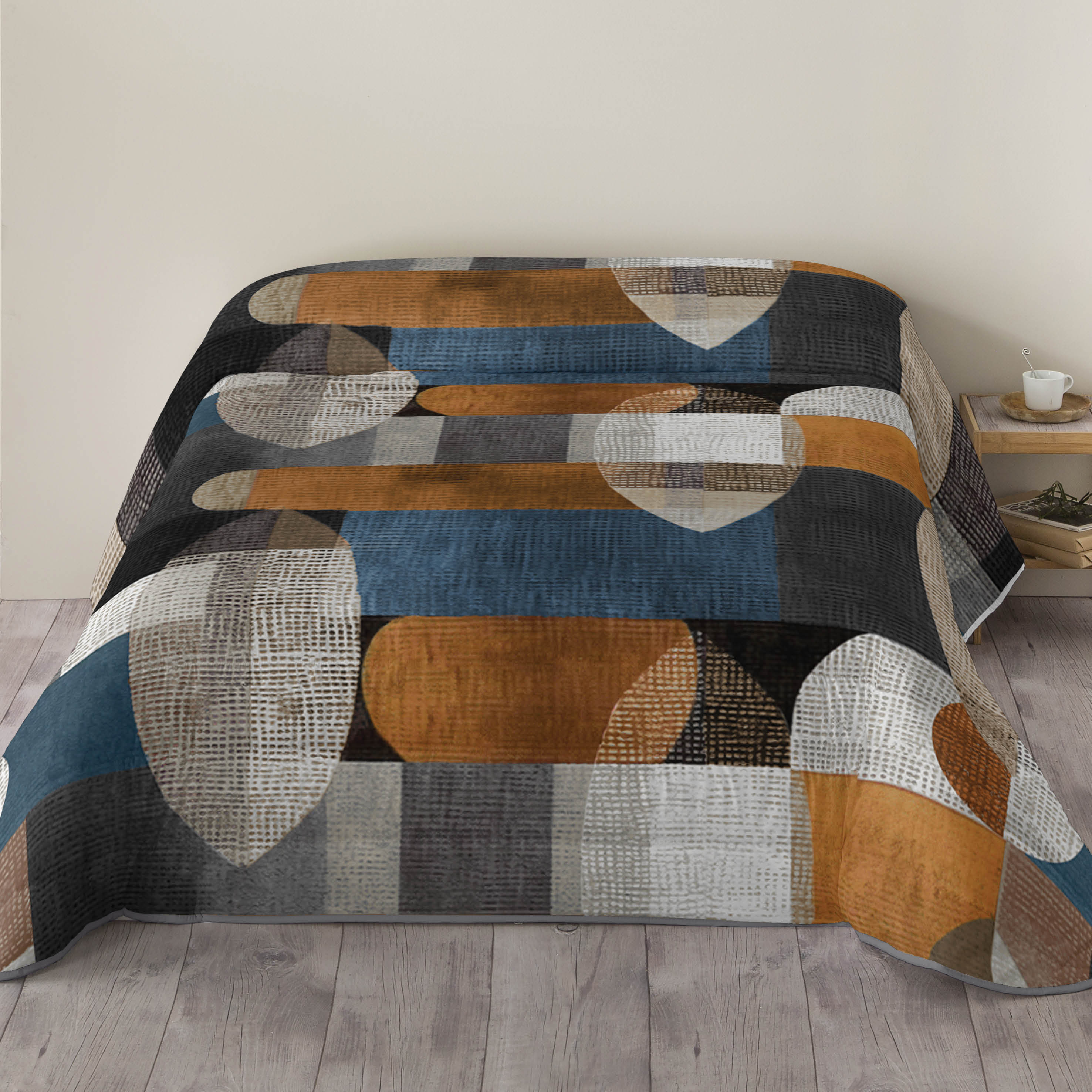 NATURALS - Edredón Nórdico Estampado - Acolchado de Gran Confort y Extrasuave - Gramaje 300 Gramos con Tacto Pluma - 9 Modelos diferentes - Modelos Geométricos - Camas 90/105/135/150/180 cm