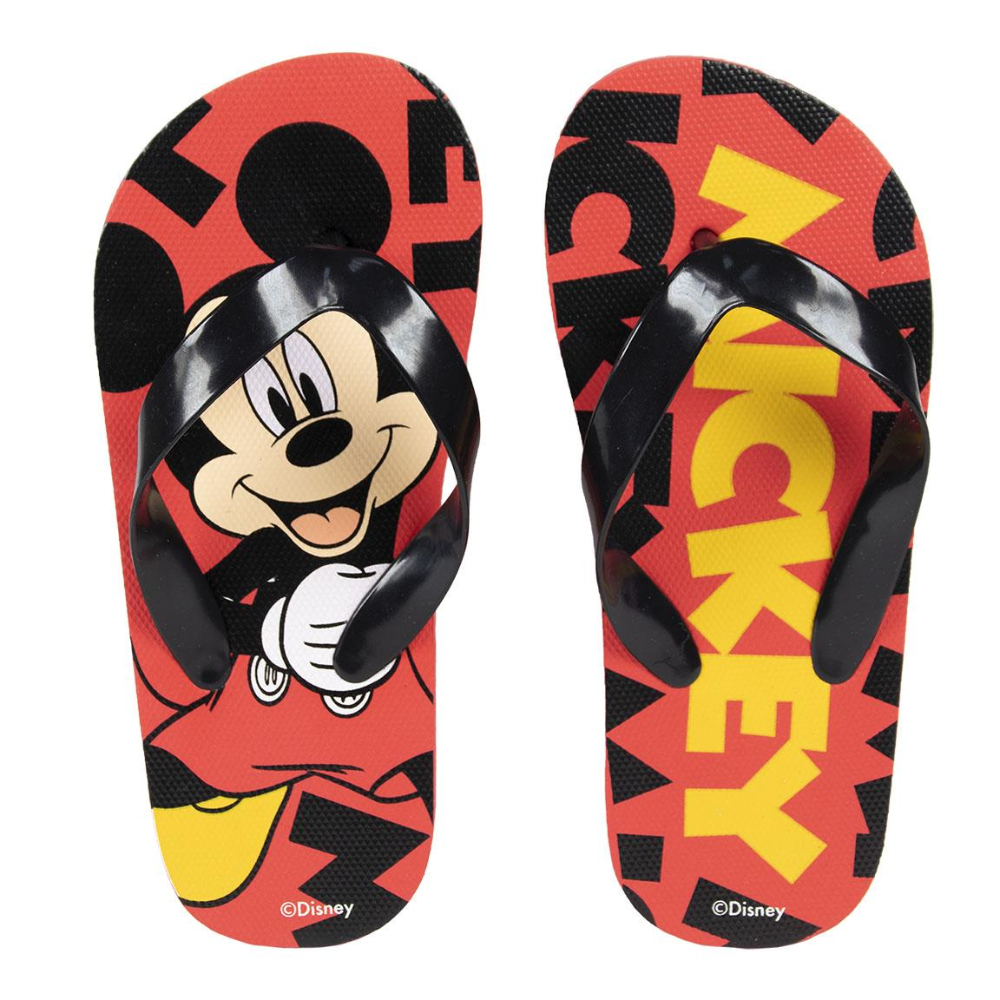 Disney Mickey Mouse Cerdá Chanclas Rojas Niño Estampadas Oficial
