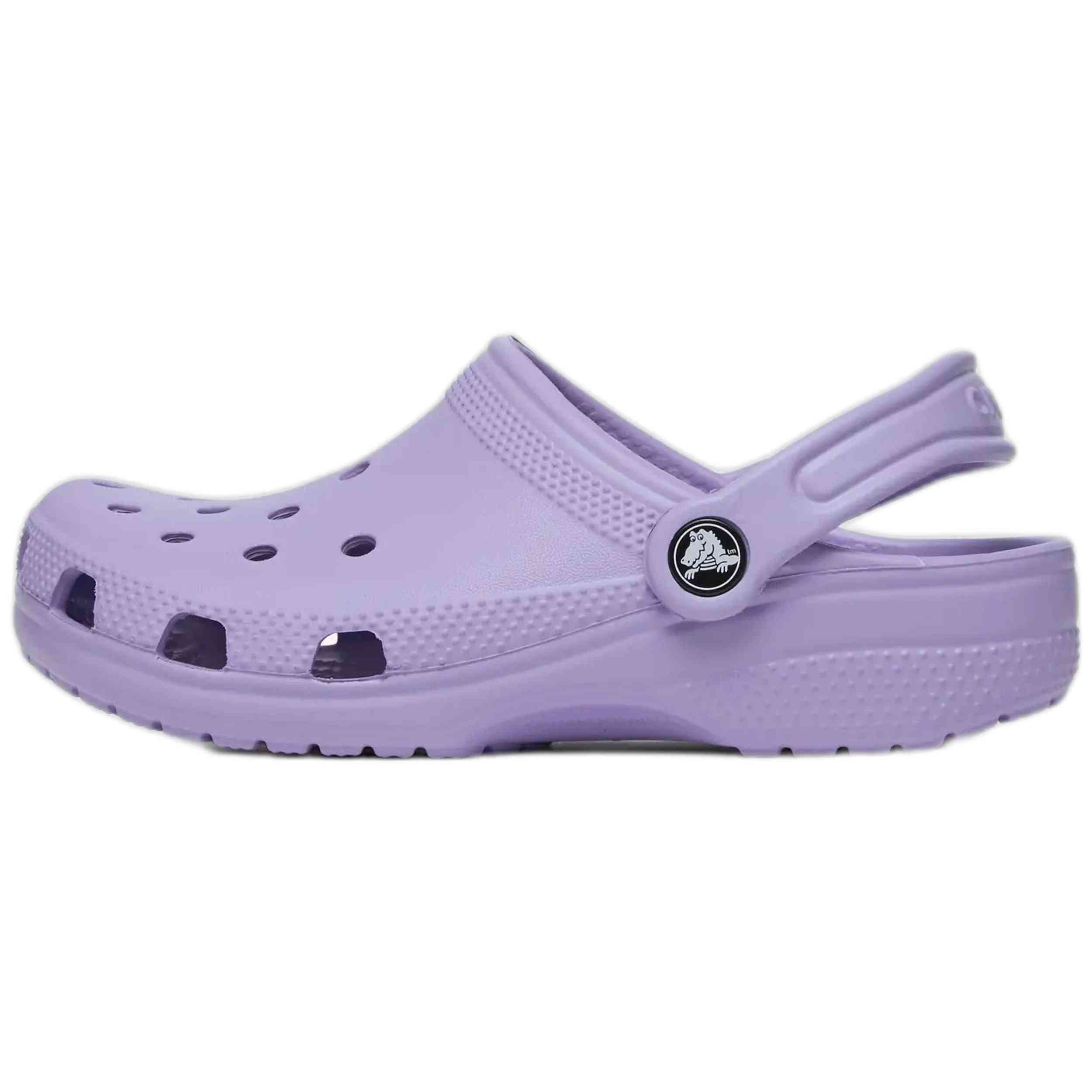 Zuecos Crocs modelo 206991-5BN para NIÑOS en color Morado