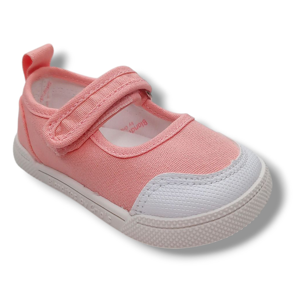 Blanditos by Crio's Merceditas Lona Sneakers Niña Crios FRESA ROSA25V ROSA Respetuoso calzado niños Blanditos Summer ROYALE CORDONETS