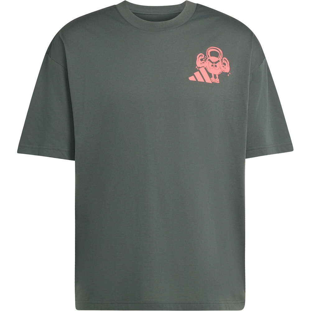 CAMISETA FITNESS HOMBRE Adidas M FUN TRAIN G T NEGRO