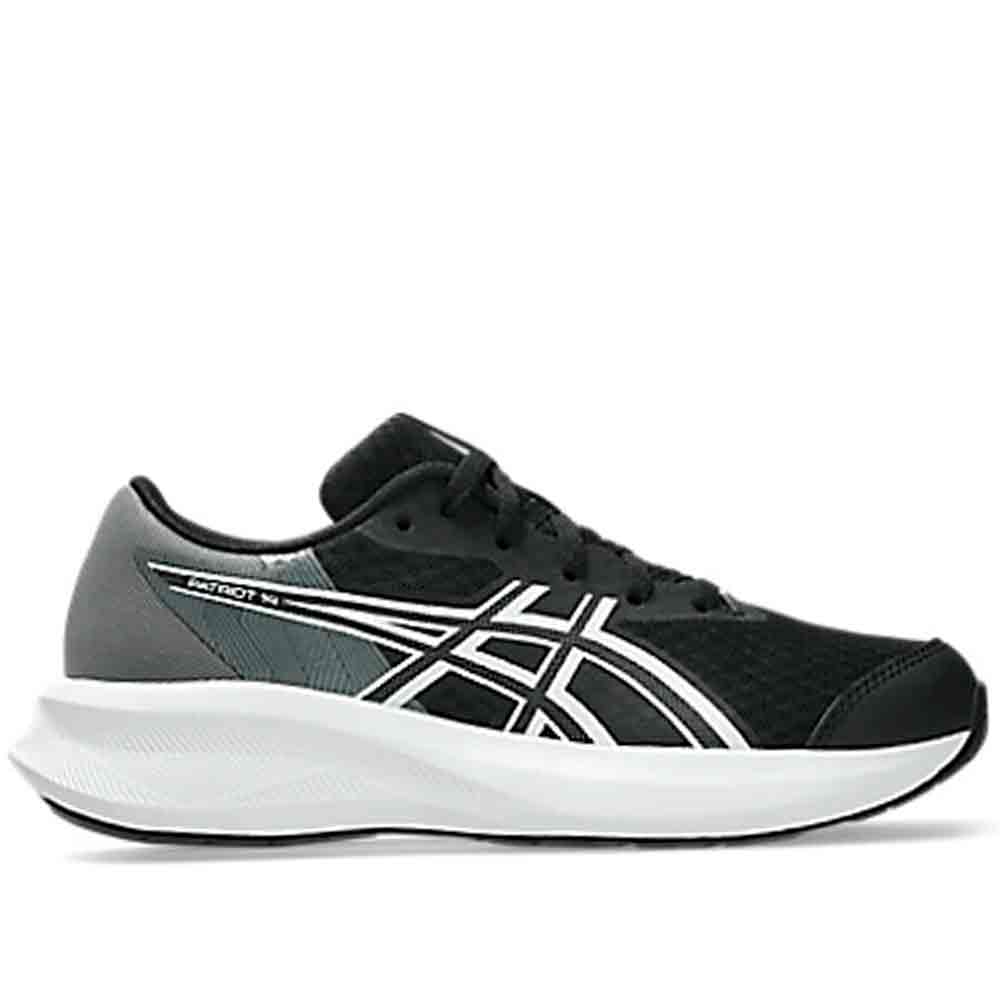 Asics - Zapatillas running Patriot 14 GS para mujer, mediasuela EVA suave y cómoda, parte superior de malla transpirable y suela de goma duradera