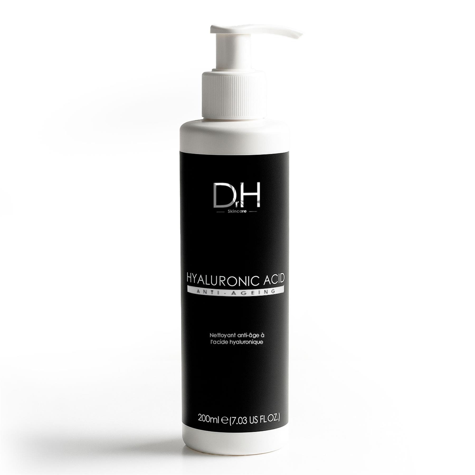 Dr H Limpiador Facial con Ácido Hialurónico 200 ml para Mujer