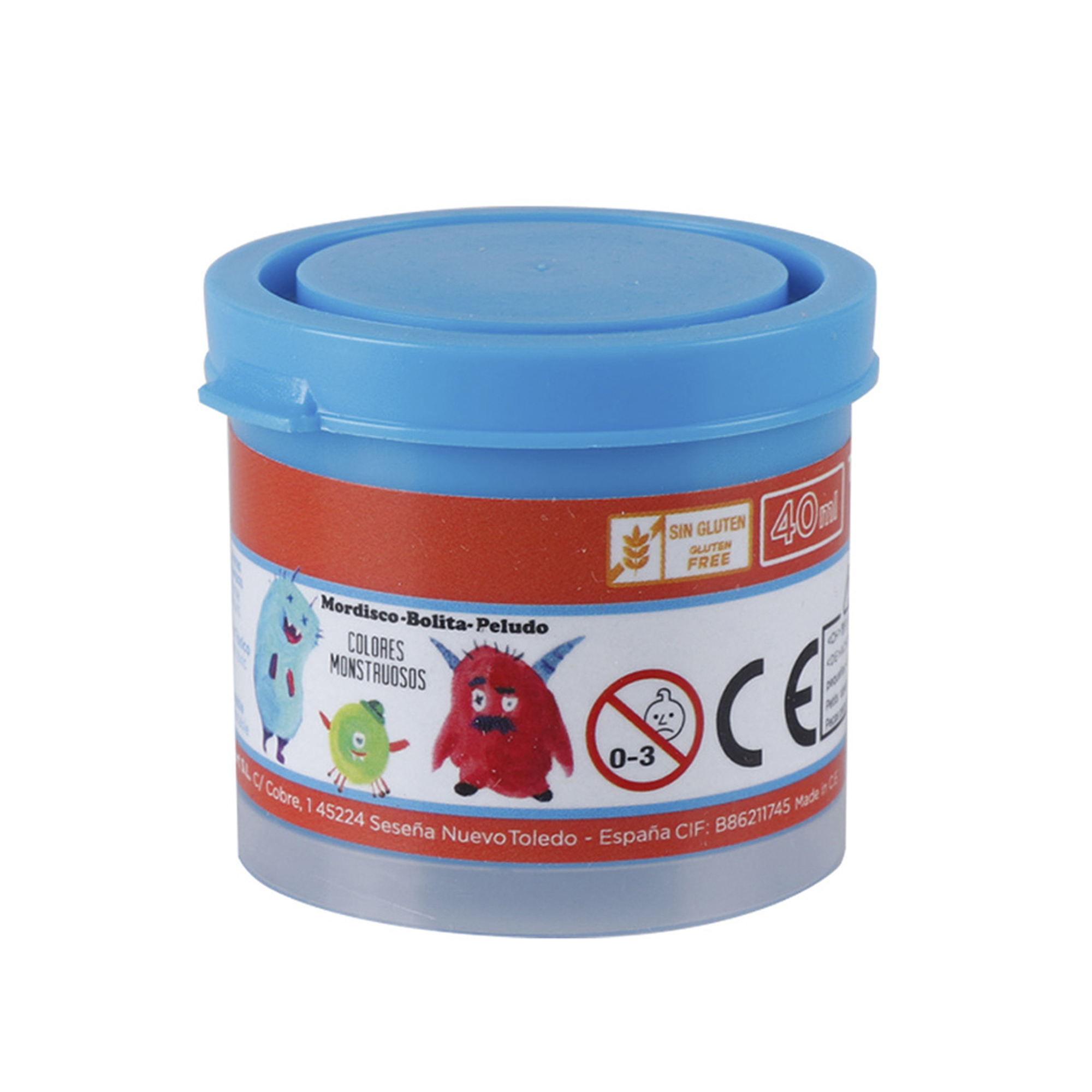 DAM PACK 6 UDS TÉMPERA 40 ml AZUL CELESTE 4x4x5 Cm. Color: Celeste
