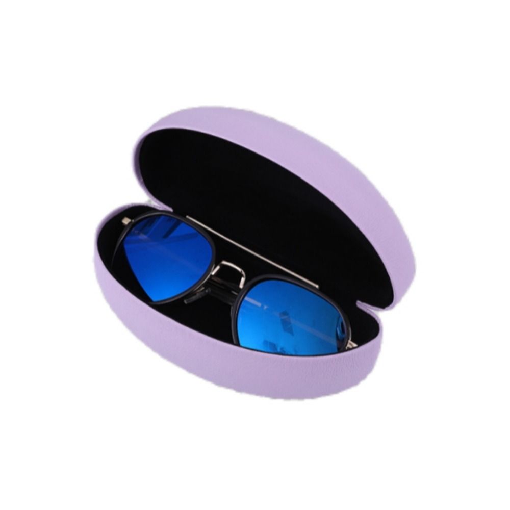 TK Estuche De Leder Para Gafas Y Solares Para Hombres Y Mujeres Estilo Nuevo Y Moda Caja De Hierro Comprimida Protectora De Gafas